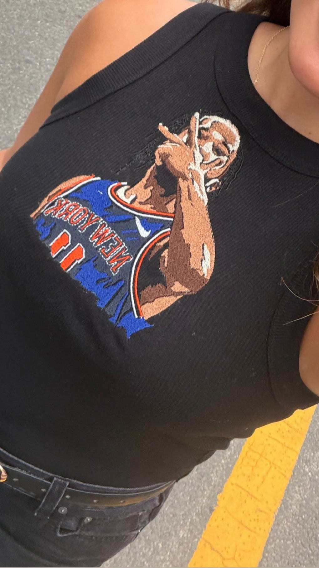 NY Brunson Embroidered Tank