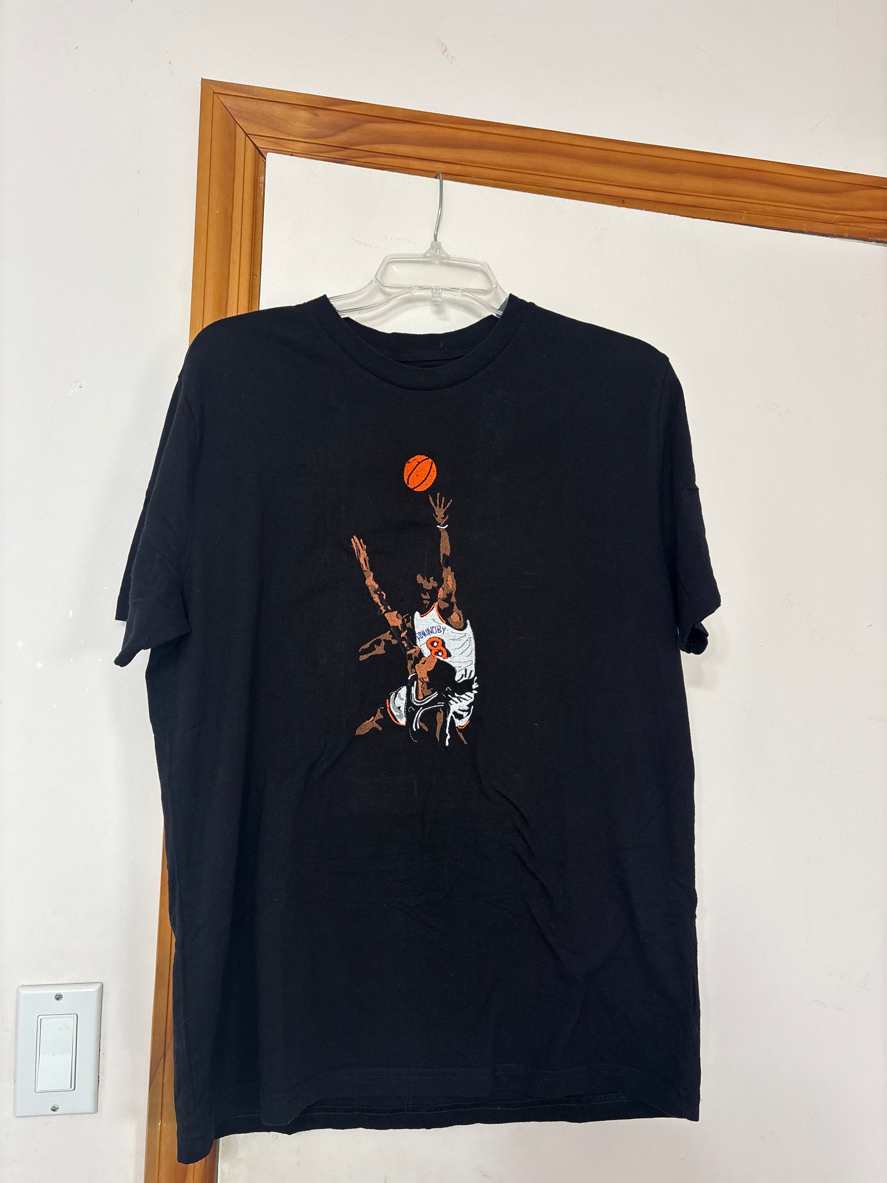 NBA Champions 2026 Embroidered Tee – Who Let The Dogs Out